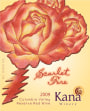 Kana Winery Scarlet Fire Reserve Red 2009 Front Label