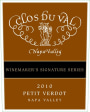 Clos du Val Winemaker's Signature Series Petit Verdot 2010  Front Label