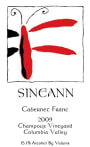 Sineann Champoux Vineyard Cabernet Franc 2009  Front Label