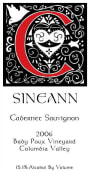 Sineann Baby Poux Vineyard Cabernet Sauvignon 2006  Front Label