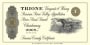 Trione Chardonnay 2008  Front Label