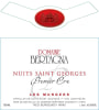 Domaine Bertagna Nuits Saint Georges Les Murgers Premier Cru 2014  Front Label
