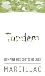 Domaine des Costes Rouges Marcillac Tandem 2015  Front Label