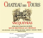 Chateau des Tours - Famille Richard Vacqueyras Reserve 2013  Front Label