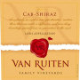 Van Ruiten Cabernet Shiraz 2011  Front Label