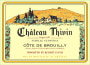Chateau Thivin Cote de Brouilly (3 Liter Bottle) 2023  Front Label