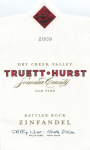 Truett Hurst Rattler Rock Old Vine Zinfandel 2009  Front Label