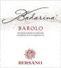 Bersano Barolo Badarina 2013  Front Label
