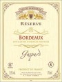 Les Grands Chais de France Gaspard Bordeaux Reserve Bordeaux Red Blends, France 2014  Front Label