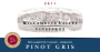 Willamette Valley Vineyards Pinot Gris 2011 Front Label