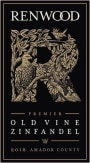 Renwood Old Vine Zinfandel 2018  Front Label