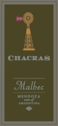 Chacras Malbec 2016  Front Label