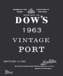 Dow's Vintage Port (1.5 Liter Magnum) 1963  Front Label