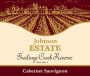 Johnson Estate Winery Freelings Creek Reserve Cabernet Sauvignon 2014  Front Label