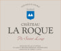 Chateau La Roque Pic Saint-Loup Rose 2018  Front Label