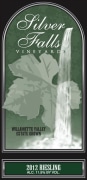 Silver Falls Vineyards Riesling 2012  Front Label