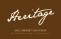 Browne Family Vineyards Heritage Cabernet Sauvignon 2014 Front Label