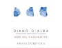 Arnaldo Rivera Diano d'Alba Sori del Cascinotto 2018  Front Label