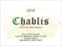 Domaine Jolly & Fils Chablis 2016  Front Label