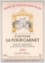 Chateau La Tour Carnet Haut Medoc 2000  Front Label