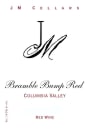 JM Cellars Bramble Bump Red 2009 Front Label