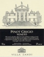 Villa Sandi Pinot Grigio 2016 Front Label