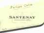 Philippe Colin Santenay 2014  Front Label