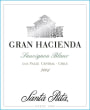 Santa Rita Gran Hacienda Sauvignon Blanc 2014 Front Label