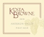 Kosta Browne Anderson Valley Pinot Noir 2018  Front Label