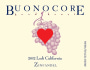 Buonocore Zinfandel 2012  Front Label
