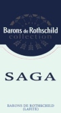 Barons de Rothschild Bordeaux Saga 2010  Front Label