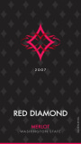 Red Diamond Merlot 2007  Front Label