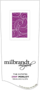 Milbrandt The Estates Merlot 2009 Front Label