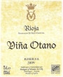 Vina Otano Reserva 2009  Front Label