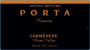 Porta Maipo Valley Reserva Carmenere 2017  Front Label
