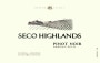 Kendall-Jackson Seco Highlands Pinot Noir 2007  Front Label