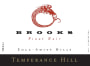 Brooks Temperance Hill Pinot Noir 2012  Front Label