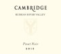 Cambridge California Cellars Russian River Valley Pinot Noir 2013 Front Label