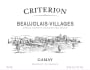 Criterion Beaujolais Villages Gamay 2019  Front Label