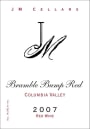 JM Cellars Bramble Bump Red 2007 Front Label