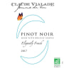 Claude Vialade O Pinot Noir 2017  Front Label