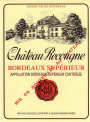 Chateau Recougne Bordeaux Superieur 2015 Front Label