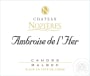 Chateau Nozieres Ambroise de l'Her 2020  Front Label