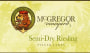 McGregor Vineyard & Winery Semi-Dry Riesling 2014  Front Label