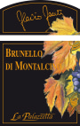 La Palazzetta Brunello di Montalcino 2015  Front Label
