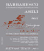 Ca' del Baio Barbaresco Asili 2015  Front Label