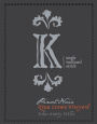 Kudos Zena Crown Vineyard K Pinot Noir 2014  Front Label