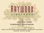 Raywood Vineyards Central Coast Cabernet Sauvignon 2016  Front Label
