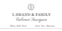 I. Brand & Family Wines Monte Bello Road Cabernet Sauvignon 2015  Front Label