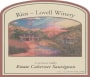 Rios-Lovell Estate Winery Estate Cabernet Sauvignon 2000  Front Label